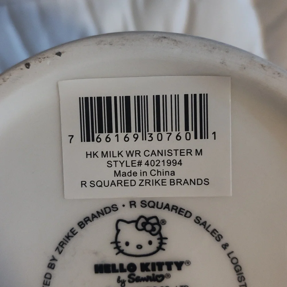 Hello Kitty Ceramic Cookie Jar NWT